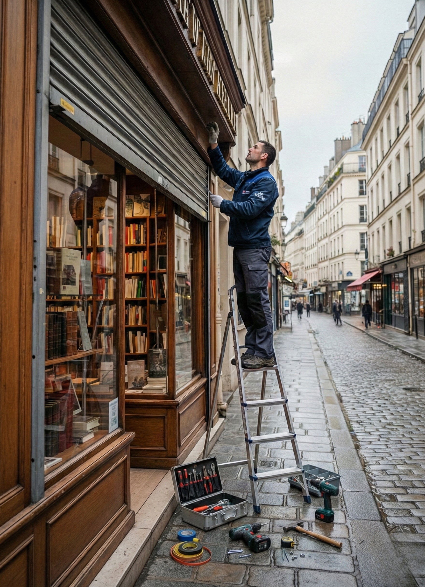 Déblocage rideau métallique Paris 1er